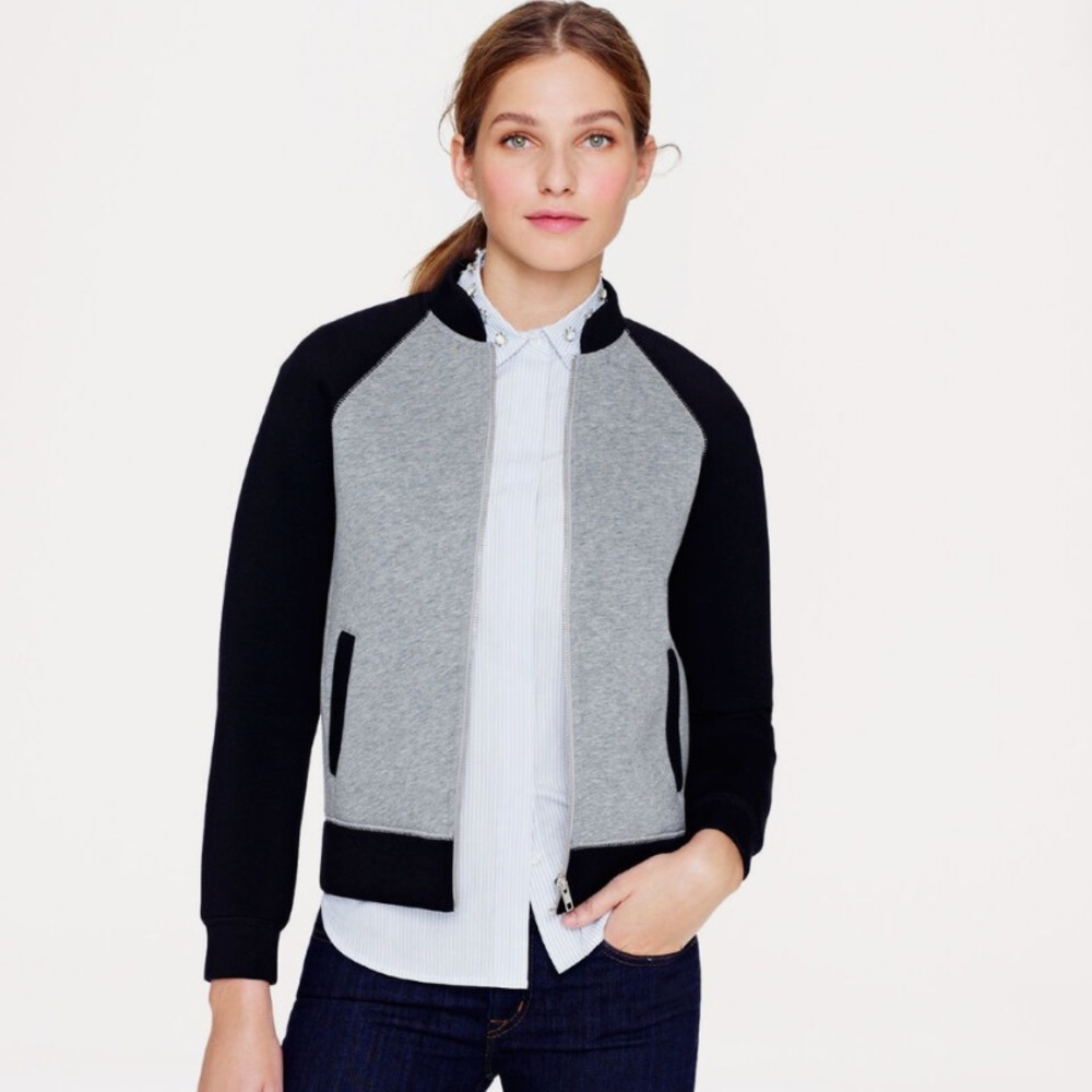 J. Crew Varsity Bomber Jacket
